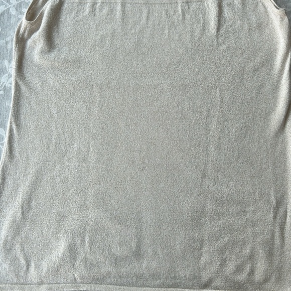 WHBM size M Sheer Yoke Shimmer Tank Top - Picture 15 of 16